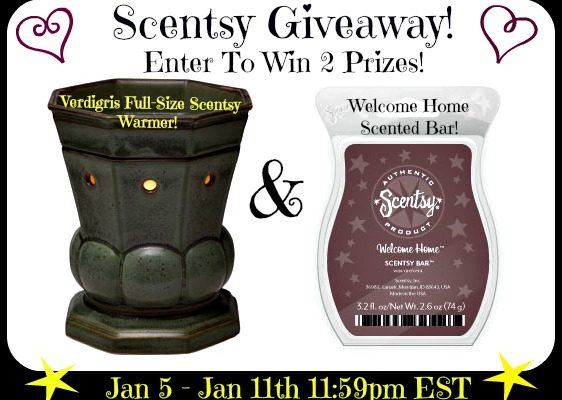 Scentsy Giveaway With 2 Prizes