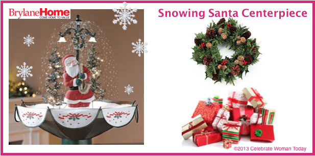Snowing Santa Centerpiece Would Bring More Cheer Into Your Holiday Festivities