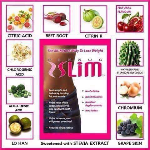 Plexus Slim with Ingredients