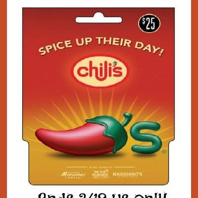 Love Chili’s Or Macaroni Grill? We’ve Got Some Cash To Give Away!