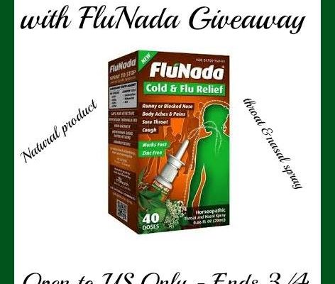 Prevent Flu And Colds With FluNada Giveaway