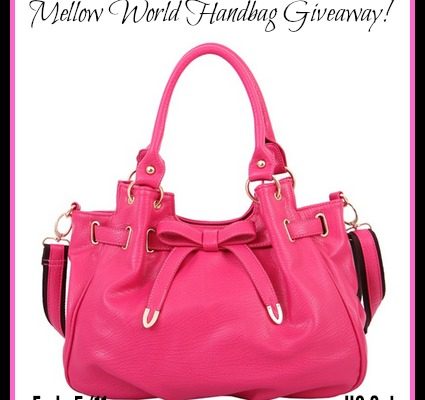 Mellow World Handbag In Pink Giveaway