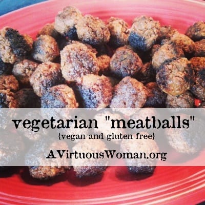 vegetarian meatballs