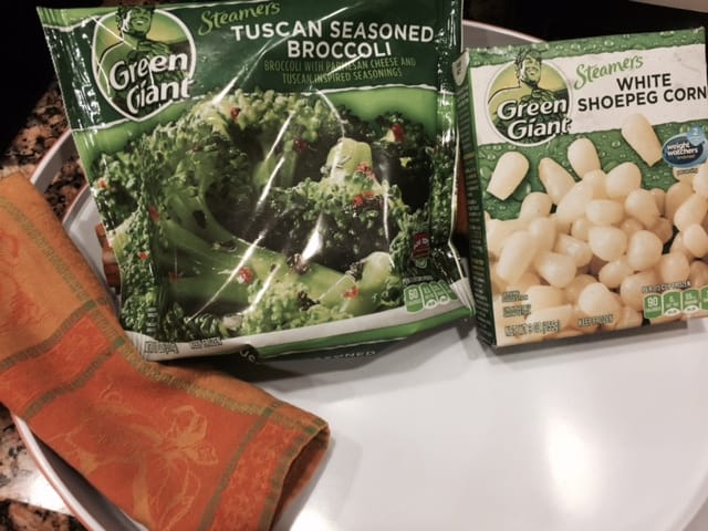 Green Giant frozen veggies weight watchers endorsed products