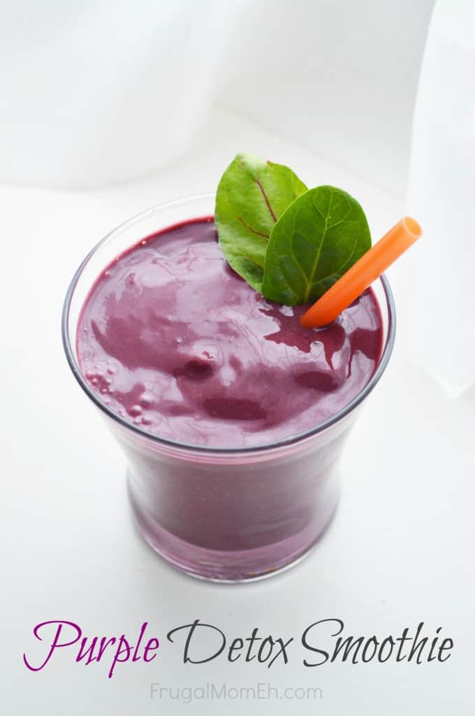purple detox smoothie