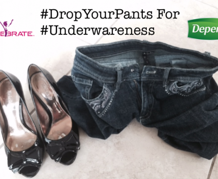 Incontinence Protection Possible With the Drop Your Pants for #Underwareness Movement