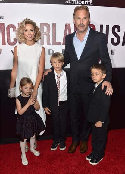 McFarland Premiere-Kevin Costner family
