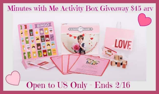 Minutes With Me Activity Box Giveaway