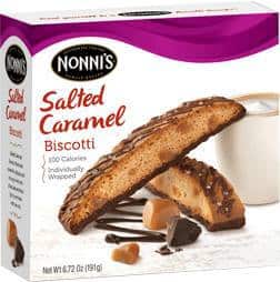 Nonnies salted caramel biscotti