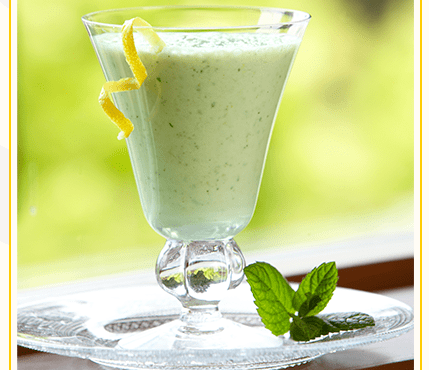 Minty Lemon Lassi Recipe