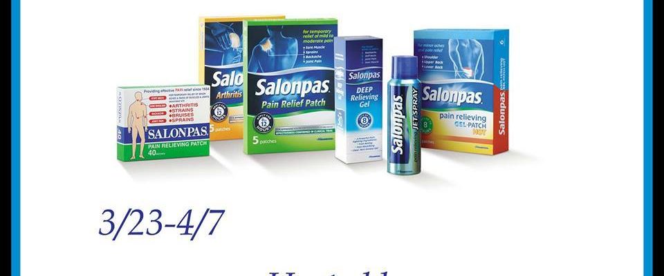 $100 Salonpas prize pack giveaway