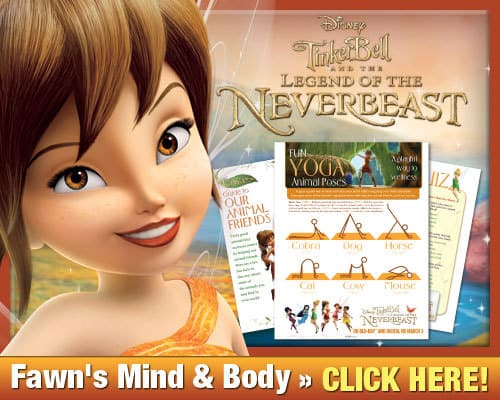 Yoga Animal Inspired Poses Your Family Would Have Fun With – Tinker Bell Recommended!