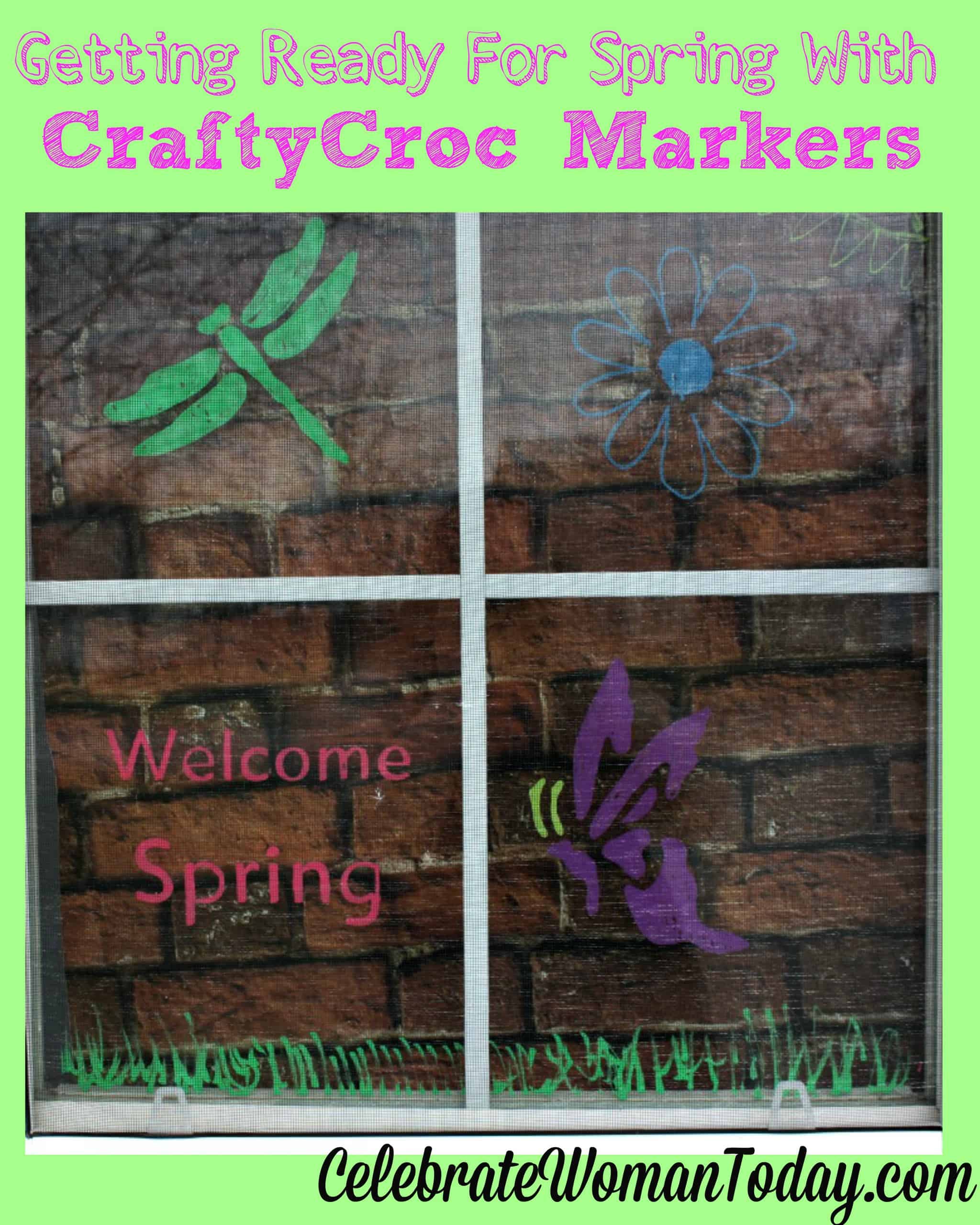 Getting Ready For Spring With CraftyCroc Liquid Chalk Markers