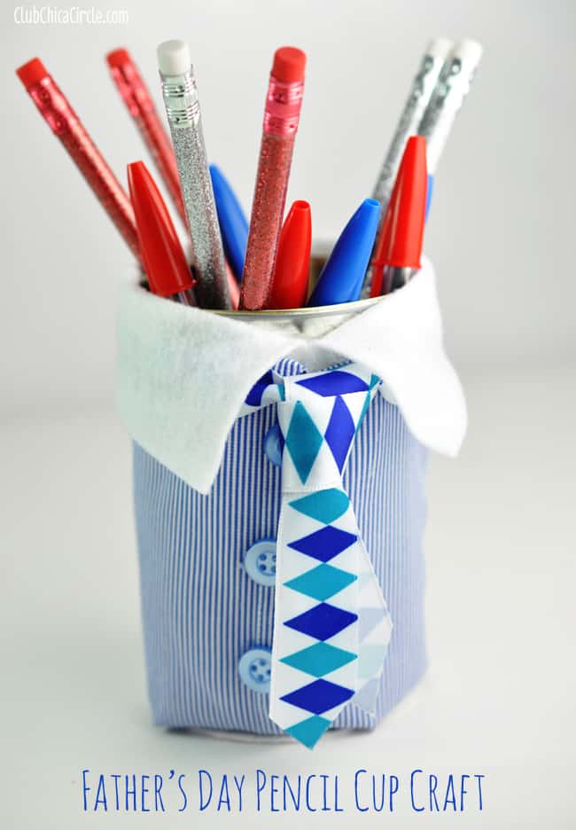 fathers day pencil holder