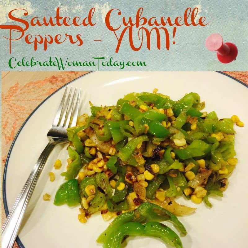 Sauteed Cubanelle Peppers