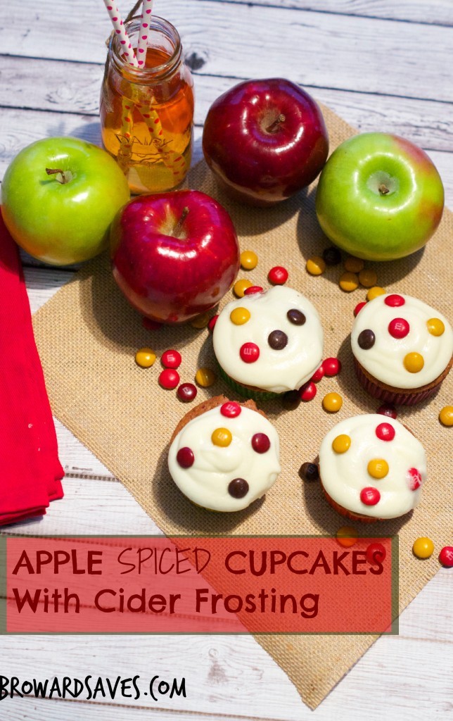 apple and chocolate spiced cupcakes