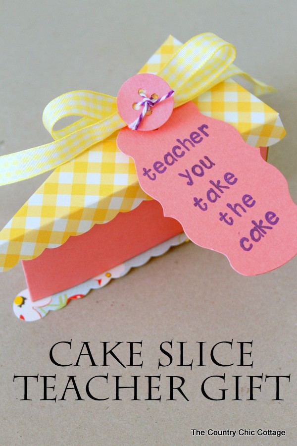 cake slice gift box