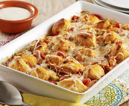 Easy Cooking for Women – Buffalo Chicken Biscuit Casserole Recipe