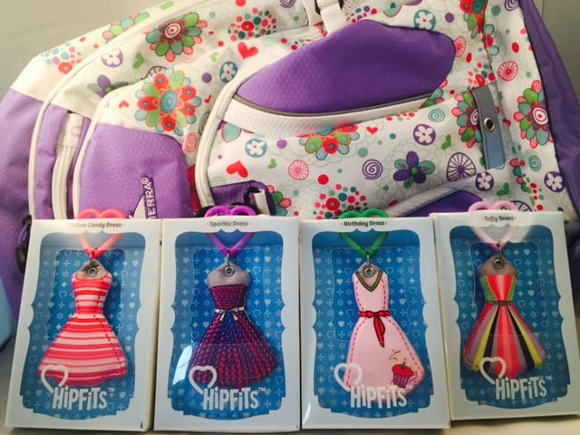 HipFits-backpack hangers breast cancer research foundation