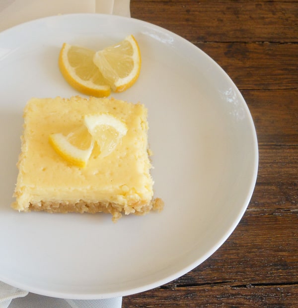 lemon cheesecake squares 