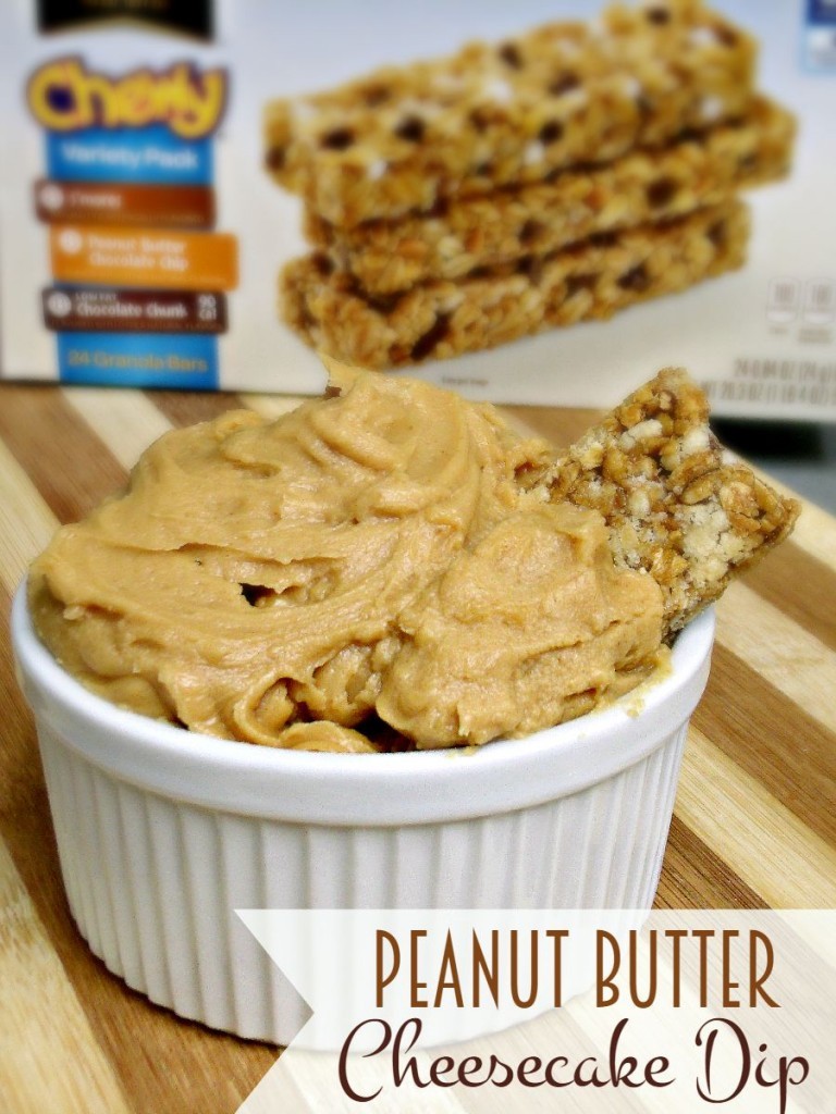 peanut butter cheesecake dip