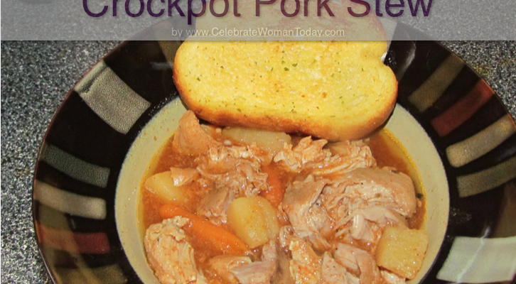 Slow Cooker Pork Stew Recipe #12DaysOf #RecipeIdeas