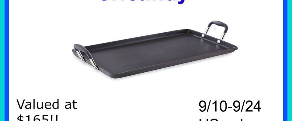 pampered chef double burner griddle