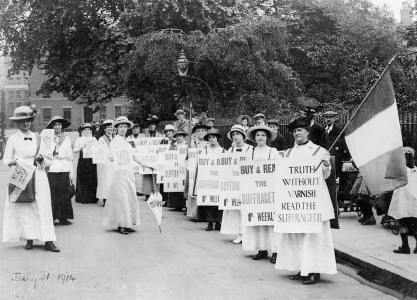 suffragette suffrage rights