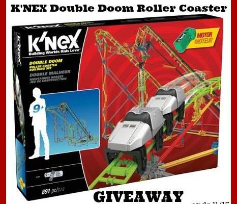 Have An Adventure At Home With The K’NEX Double Doom Roller Coaster