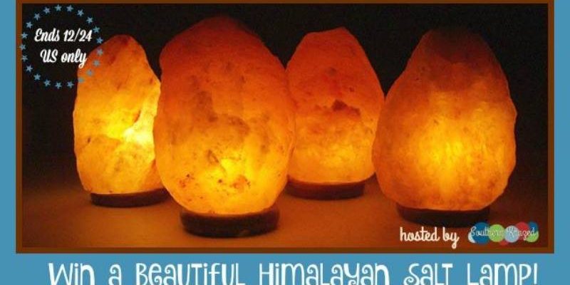 Beautiful Himalayan Salt Lamp Giveaway