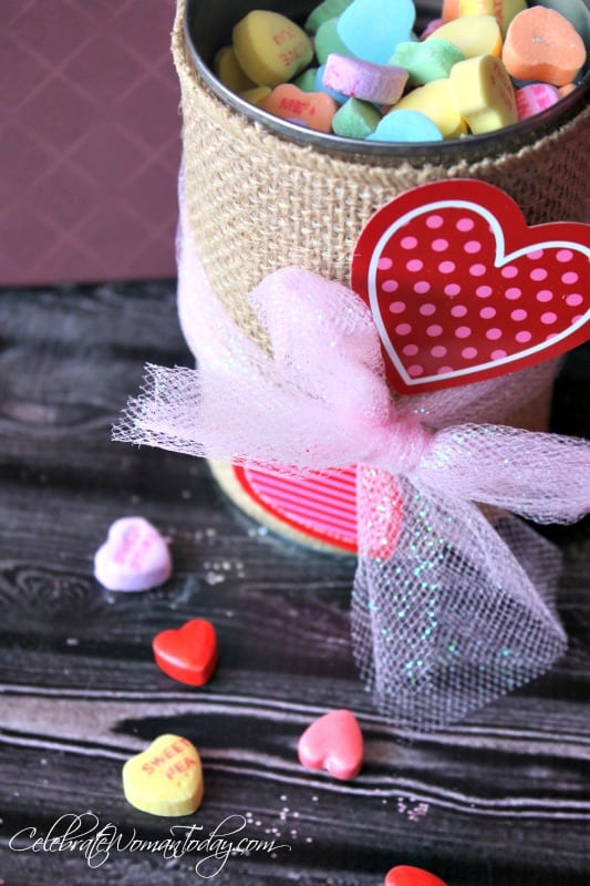 DIY Valentines Day Candy Jar