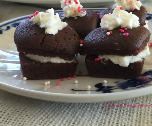 Gluten FREE Chocolate Buttermilk Bite-Size Cakes