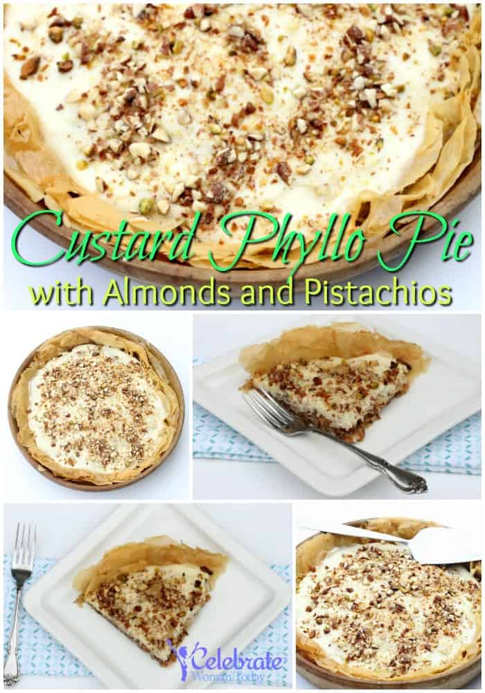Custard Phyllo Pie Recipe