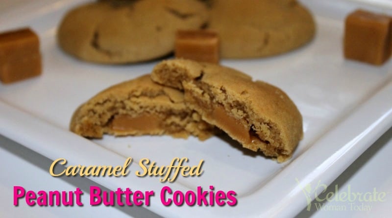 Peanut Butter Caramel Cookies recipe