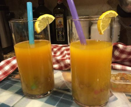 Boba Iced Tea With Mango Nectar #RecipeIdeas