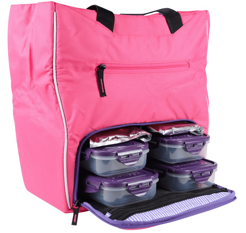Camille tote meal organizer-pink-1