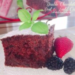 Double Chocolate beet and lentil cake