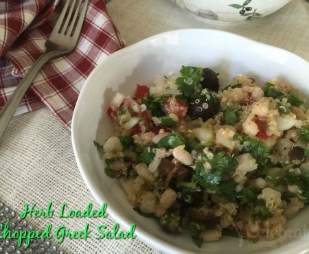 Herb-Loaded Chopped Greek Salad
