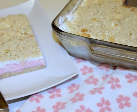 Pink Sherbet Cake Dessert Recipe Handcrafted for Valentine’s Day