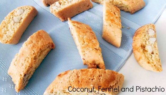 Best Biscotti Recipe Includes Coconut, Fennel and Pistachio
