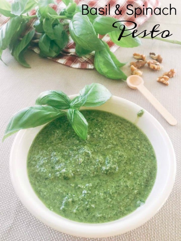 vegan Basil Spinach Peso recipe