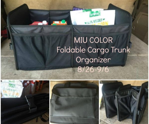 It’s The Get-Organized Season With MIU COLOR Foldable Cargo Trunk Organizer