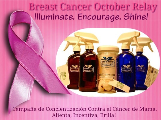 Breast Cancer Awareness Relay, Cleaning Essentials, Green Living