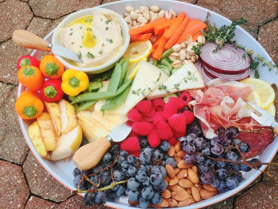 Salad And Cheese Platter, Feast On A Platter