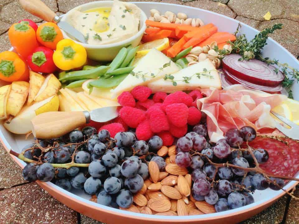 Salad And Cheese Platter, Feast On A Platter