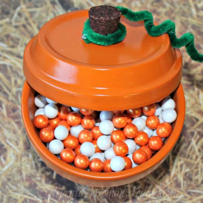 Terra Cotta Pumpkin Pot Craft, Home Decor Ideas