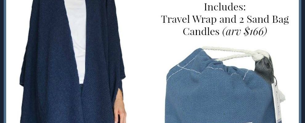 Mer-Sea Travel Wrap And Sand Bag Candles Giveaway