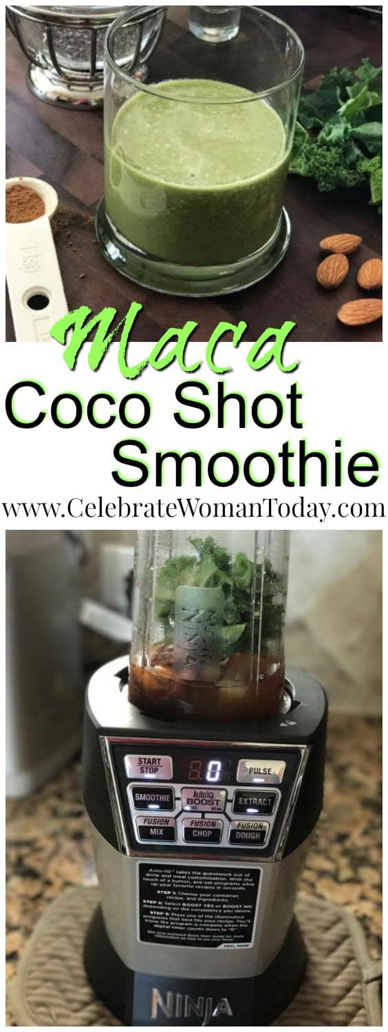 Maca Coco Shot Smoothie, Nutri Ninja recipe