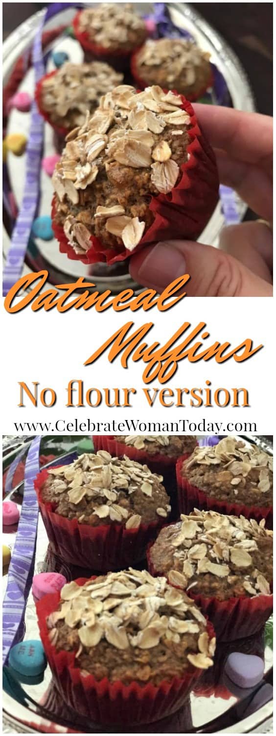 Oatmeal Muffins No Flour recipe