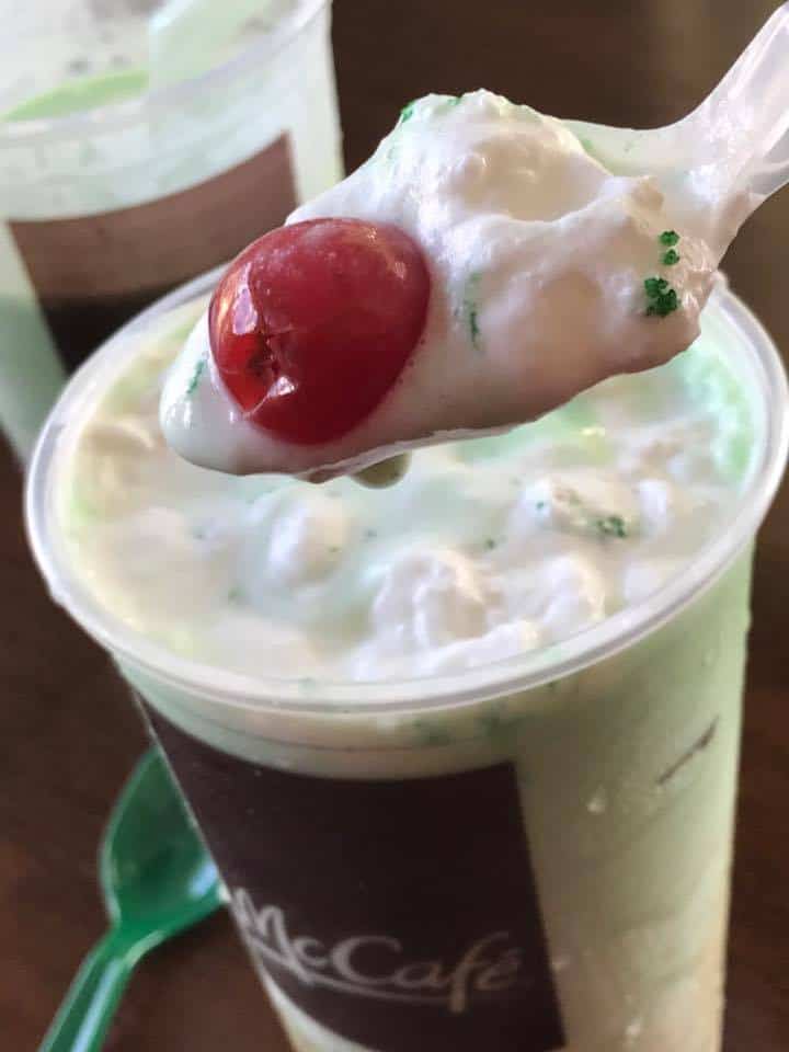McCafe Shamrock Shake